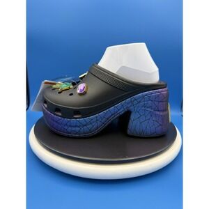 Crocs Disney Evil Queen Siren Snow White Womens Size 8 Clogs Platform Sandals